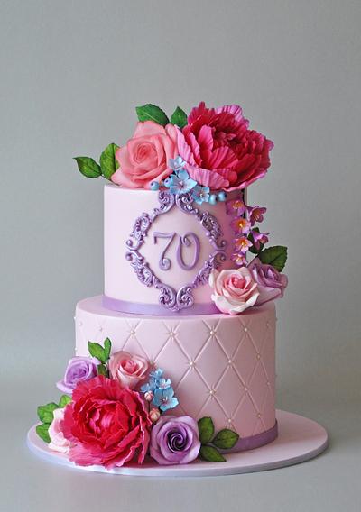 Flowers - Cake by ArchiCAKEture