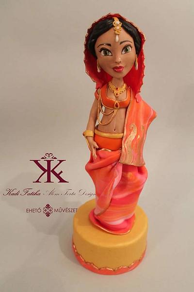 Miss India sugar doll - Cake by Fatiha Kadi