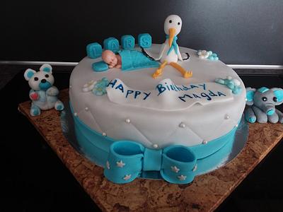 Geboortetaart - Cake by Tineke