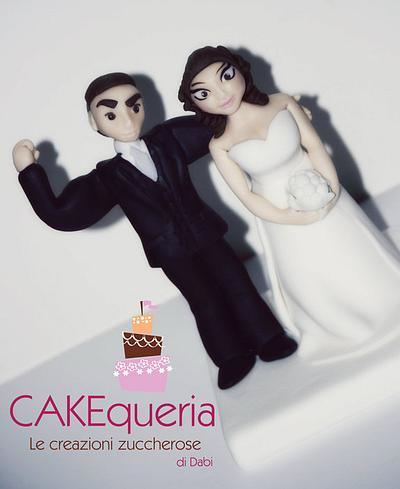 The Newlyweds - Cake by CAKEqueria