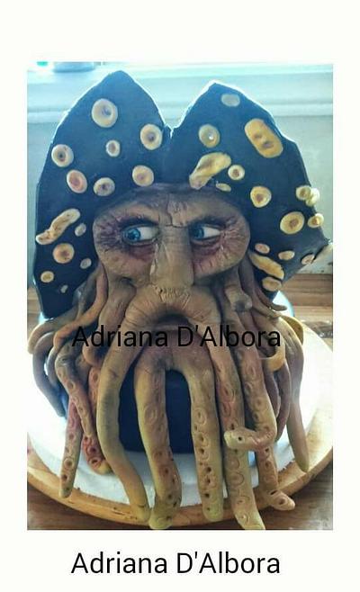 Davy Jones, pirates of the caribbean - Cake by Adriana D'Albora