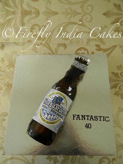 Hoegaarden. - Cake by Firefly India by Pavani Kaur