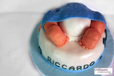 Classic baby diaper  - Cake by CAKEqueria
