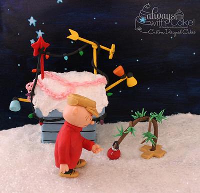 It's going to be okay, Charlie Brown (Bake A Christmas Wish) - Cake by AlwaysWithCake