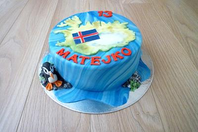 Iceland inspiration  - Cake by Janka