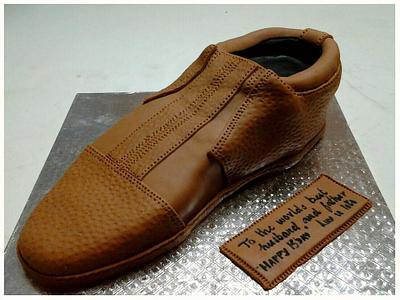 Mens shoe cake ! - Cake by Sangeetha