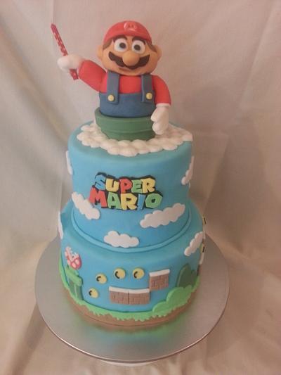 super mario cake - Cake by joe duff