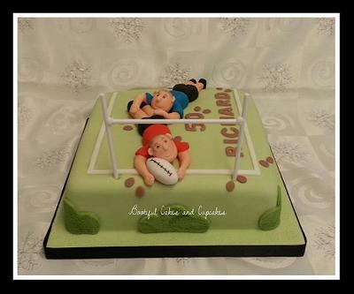 Rugby - Cake by bootifulcakes