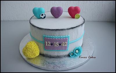 hearts - Cake by Kmeci Cakes 