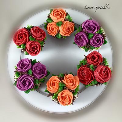 Gorgeous Roses - Cake by Deepa Pathmanathan