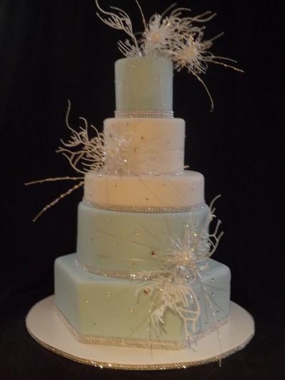 winter wedding - Cake by cindy