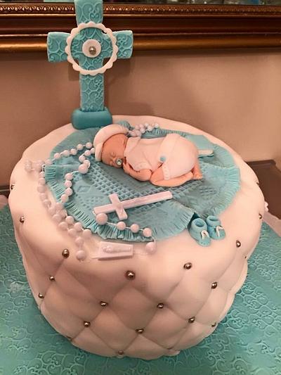 Baptism  - Cake by Viviane Rebelo