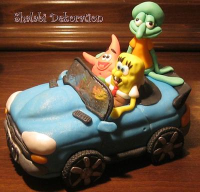 Car SpongeBob - Cake by Milena Shalabi