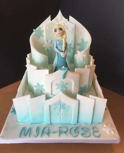 Frozen castle cake - Cake by Jill saunders