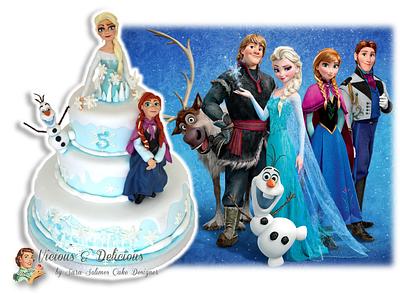 Frozen cake - Cake by Sara Solimes Party solutions