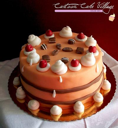 cake - Cake by Eliana Cardone - Cartoon Cake Village