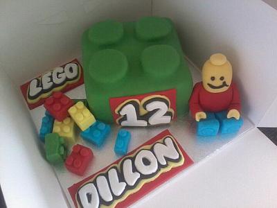 Lego cake - Cake by Kelly Robinson