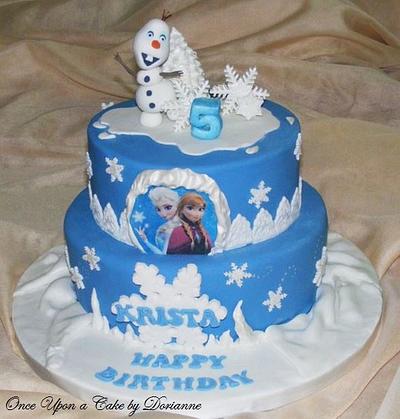 Frozen Cake - Cake by Once Upon a Cake by Dorianne