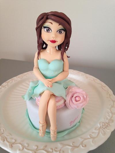 Lady Macarons  - Cake by Barbara Herrera Garcia