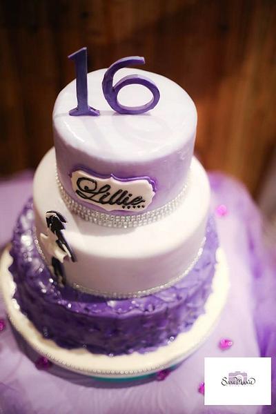 Sweet 16 Purple Ballerina - Cake by A Green