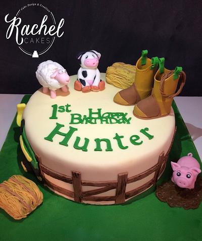John Deere/Farm Cake - Cake by Rachel~Cakes