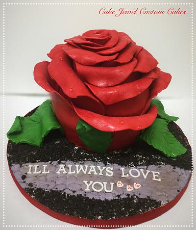 Modeling Chocolate Rose Cake - Cake by Cake Jewel Custom Cakes