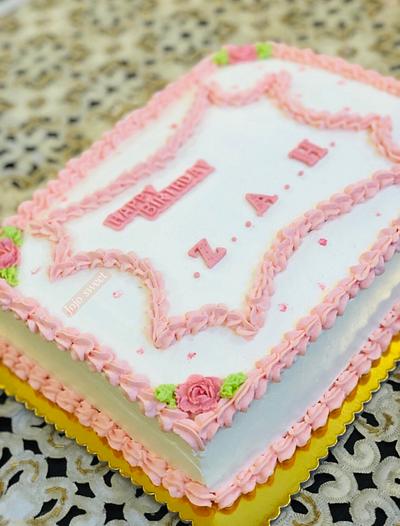 triple birthday cake  - Cake by Jojosweet