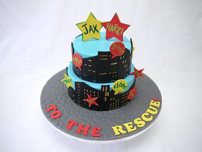 Superhero Pinata Cake! - Cake by Natalie King