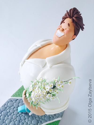 Contemporary Prince Charming  - Cake by Olga Zaytseva 