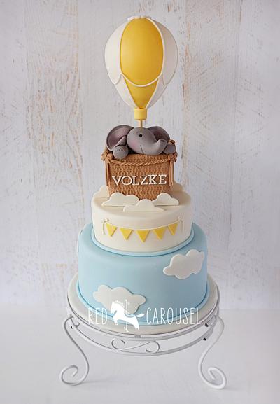 Hot Air Balloon - Elephant - Cake by Wynona