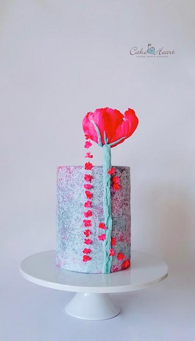 'A Pink Blossom Tree' ~ Sugar Art 4 Autism Collaboration - Cake by Cake Heart