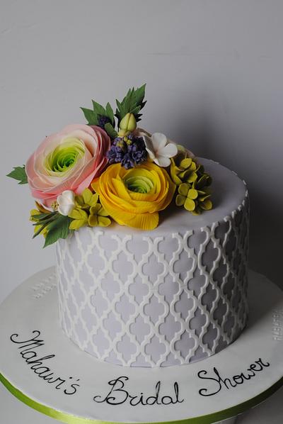Flower bouquet cake - Cake by Rabarbar_cakery