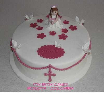FIRST COMMUNION CAKES - Cake by Itsy Bitsy Cakes