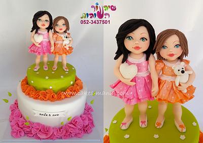 cake for two sisters - Cake by sharon tzairi - cakes-mania