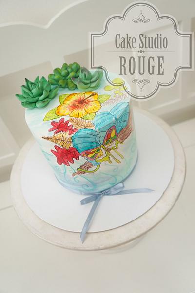 Succulent cake - Cake by Ceca79