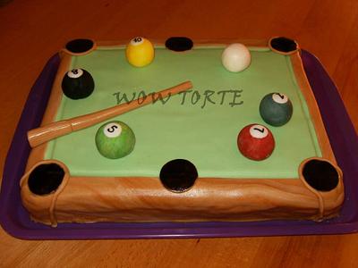 Snooker cake - Cake by Ana