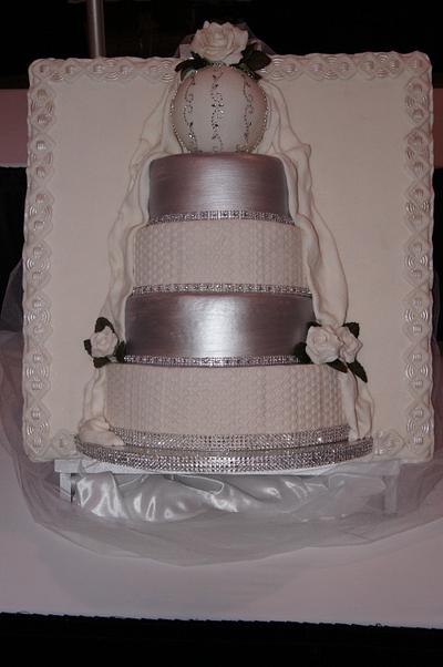 framed wedding cake - Cake by caketalk