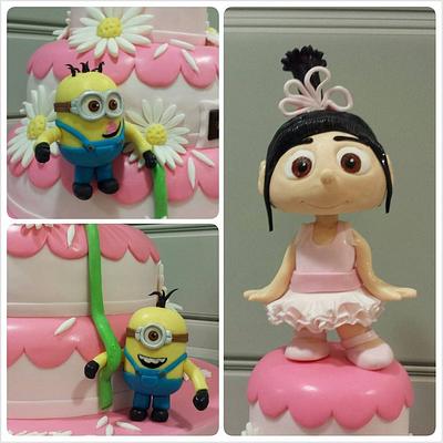 Ballerina Agnes & the Minions - Cake by Maya Delices
