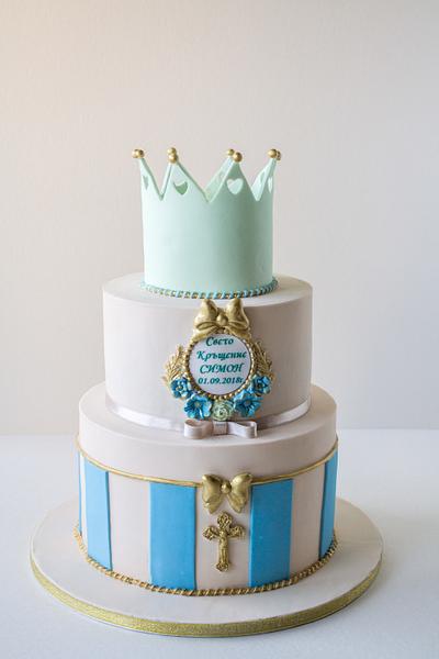 Christening cake - Cake by Dimi's sweet art