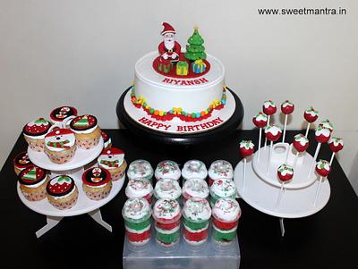 Santa sugar table - Cake by Sweet Mantra Homemade Customized Cakes Pune