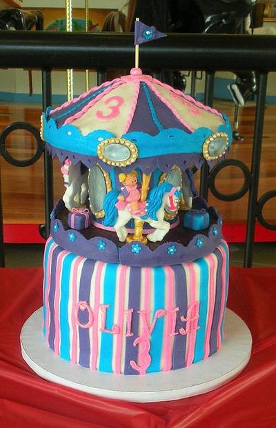 Carousel Cake - Cake by Andrea Bergin