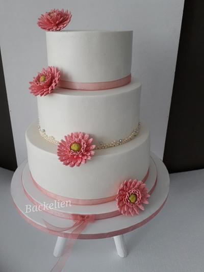 Weddincakes same wedding for 2 days - Cake by Backelien