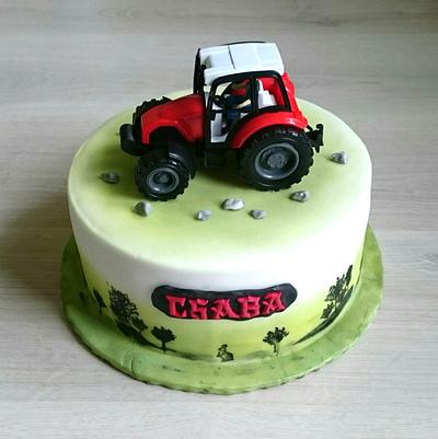 Tractor cake - Cake by AndyCake