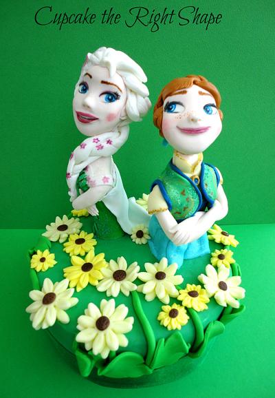 Frozen Fever 3d Fondant Figures - Cake by M Sugar Doll