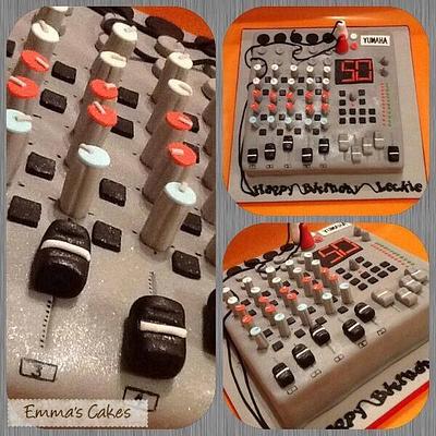 Sound Mixing Desk Cake - Cake by Emma's Cakes - Cakes for all occasions