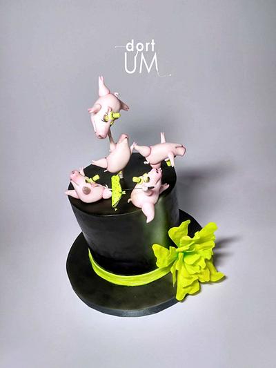 Circus full of pig dancers - Cake by dortUM