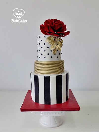 Red rose - Cake by MOLI Cakes