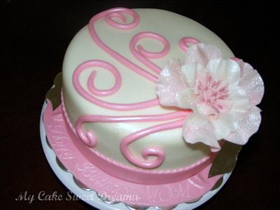 Mom's Birthday Cake - Cake by My Cake Sweet Dreams