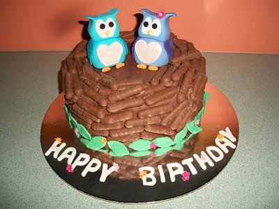 Owl Cake - Cake by Sarah