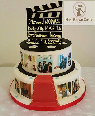 #Hollywood #Movie #Premiere #cake  - Cake by Nora Brown Cakes 